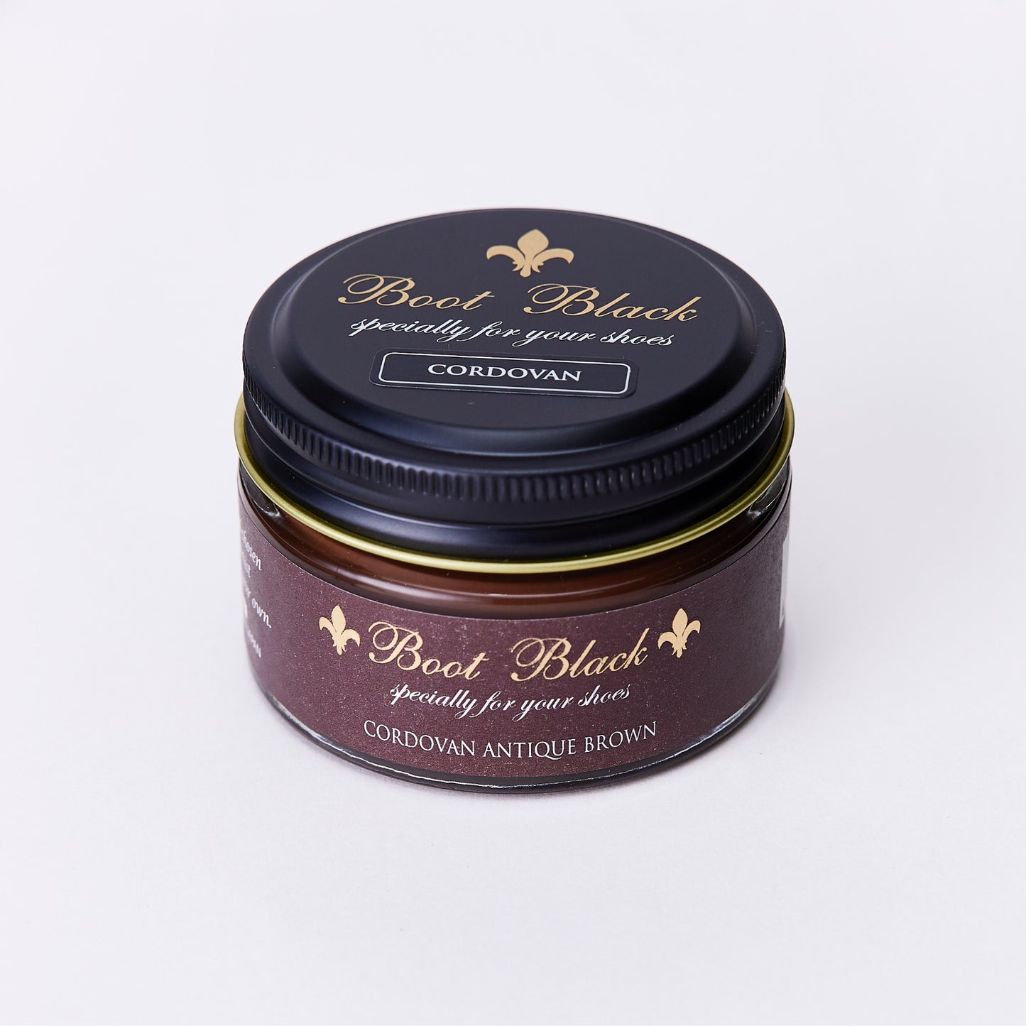 Shell Cordovan Cream by Boot Black Brand - Antique Brown