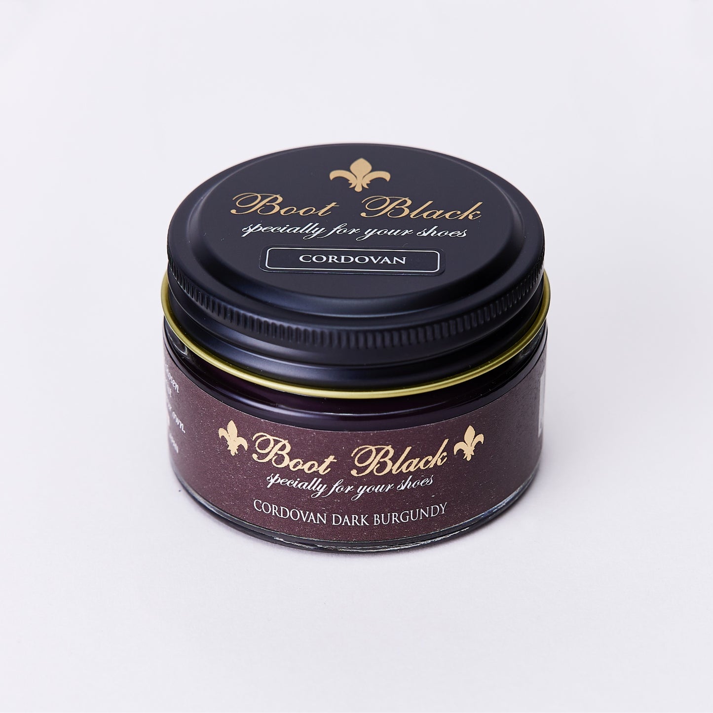 Shell Cordovan Cream by Boot Black Brand - Dark Burgundy