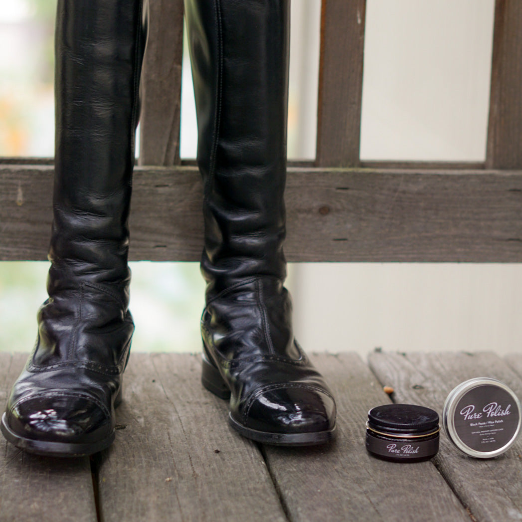 Black Leather Cream Polish