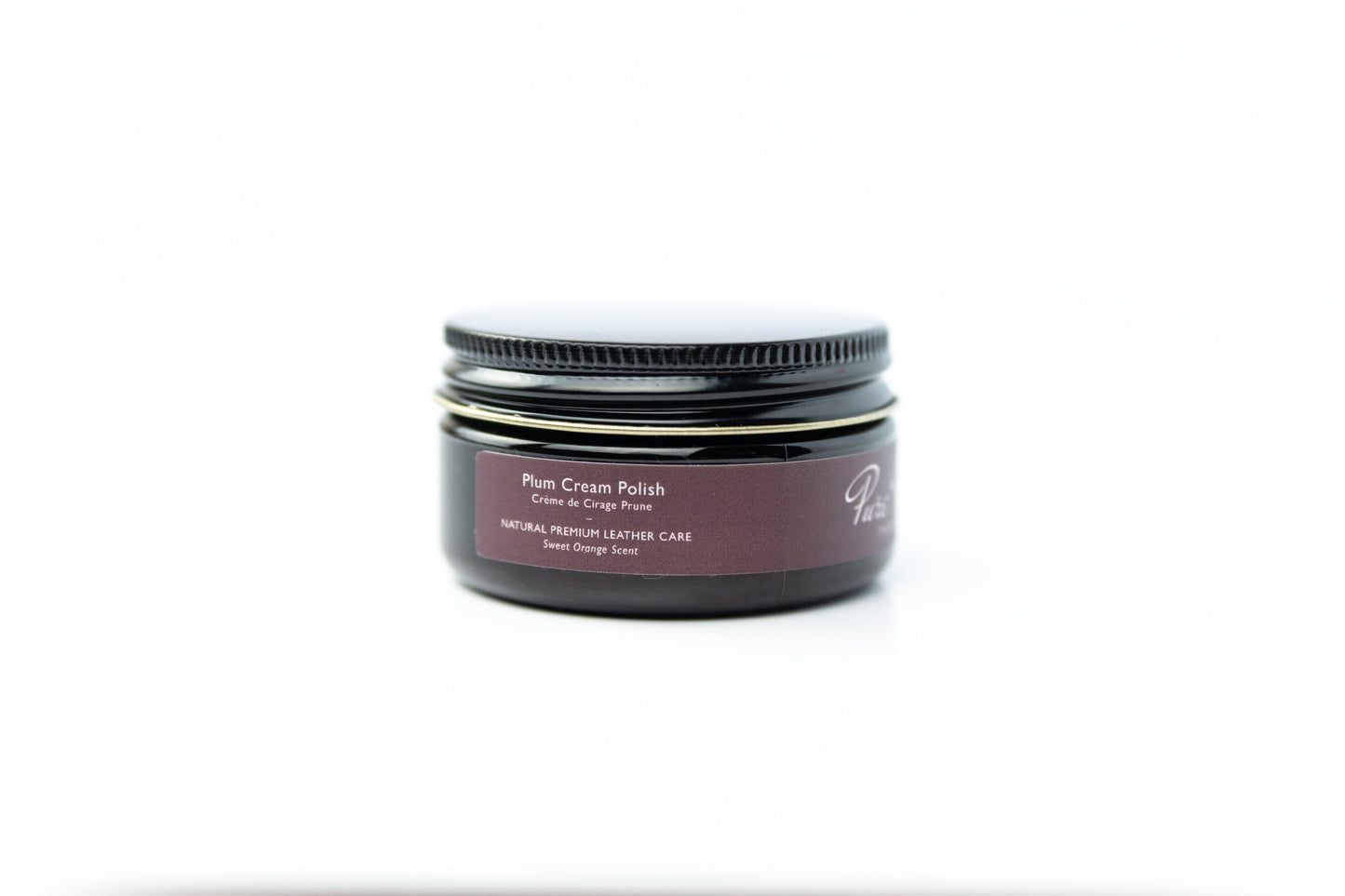 Plum Leather Cream Polish