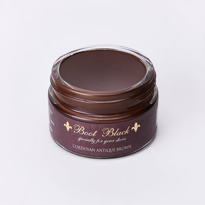 Shell Cordovan Cream by Boot Black Brand - Antique Brown