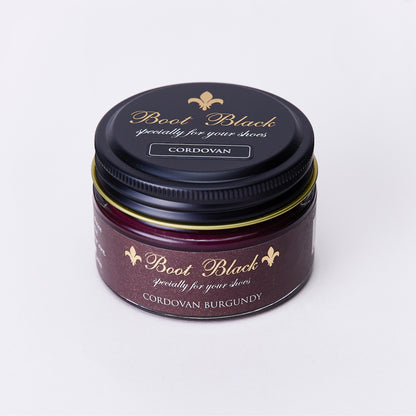 Shell Cordovan Cream by Boot Black Brand - Burgundy