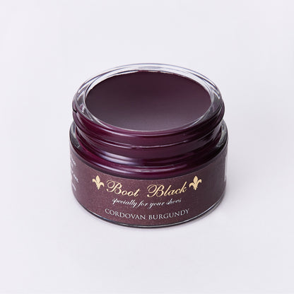 Shell Cordovan Cream by Boot Black Brand - Burgundy