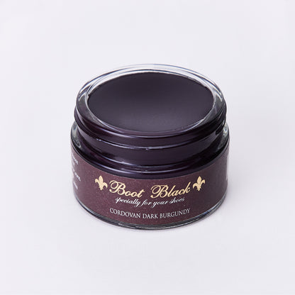 Shell Cordovan Cream by Boot Black Brand - Dark Burgundy