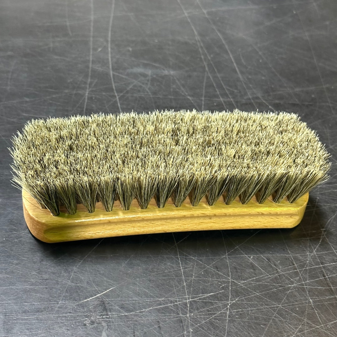 Four Season Medium Horse Hair Shoe Shine Brush - Natural color (made in Germany)