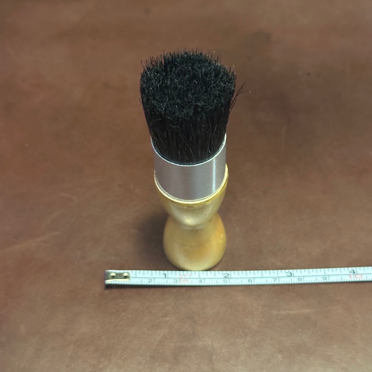 Ralyn Shoe Polish Dauber Brush (Cylindrical 1"x 4") 100% Horsehair - Made in Brazil