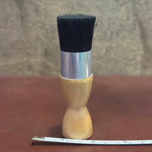 Ralyn Shoe Polish Dauber Brush (Cylindrical 1"x 4") 100% Horsehair - Made in Brazil