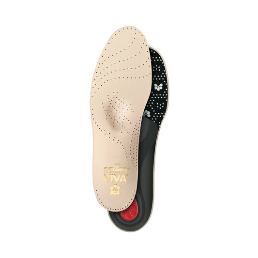 Viva Low - Leather Orthotic Insole for Rigid Flat Feet