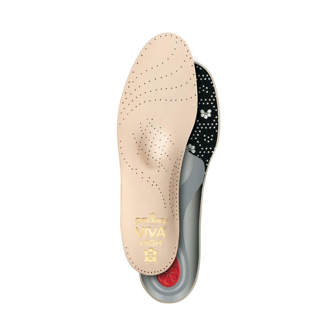 Viva High - Leather Orthotic Insole with High Arch Support